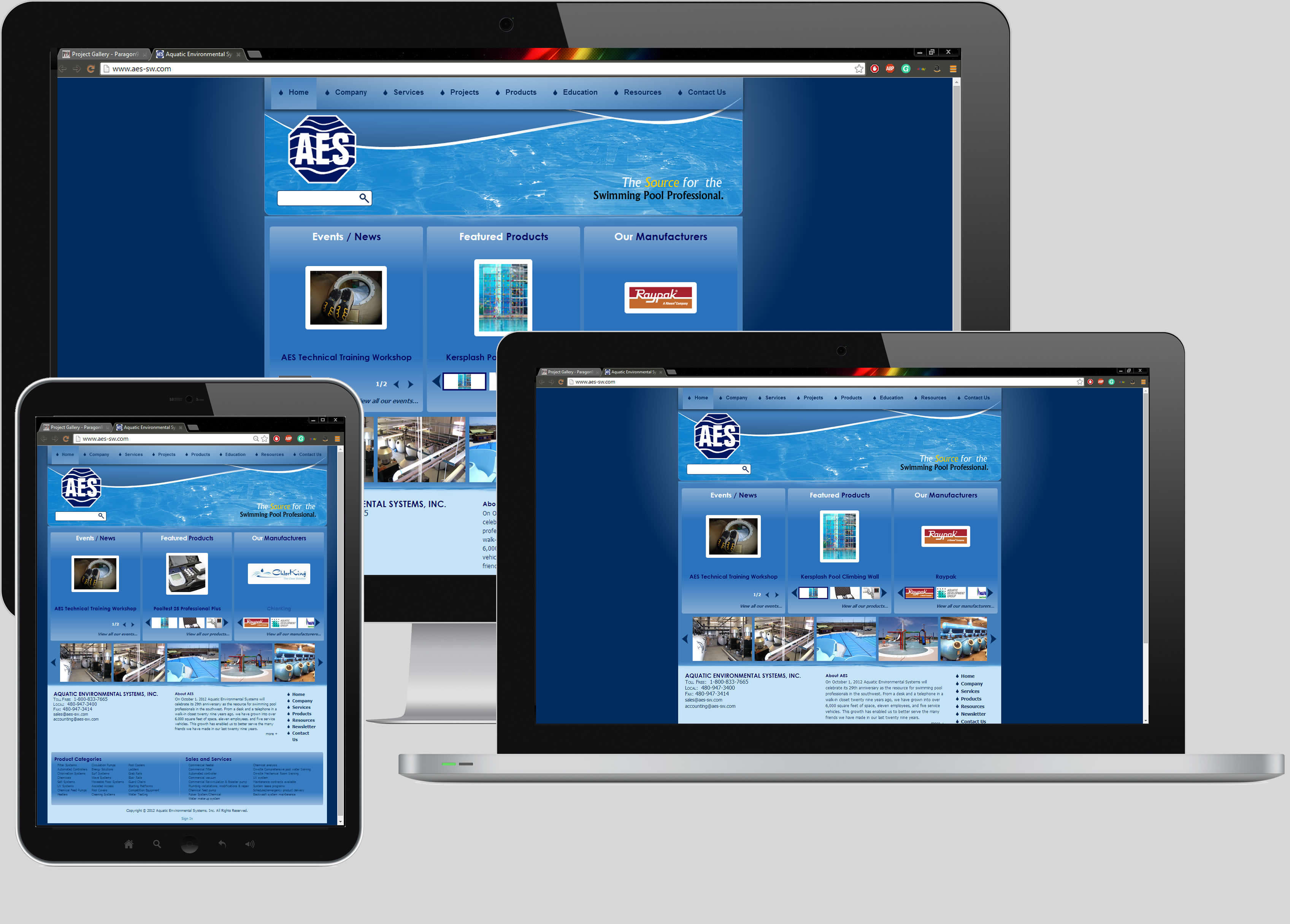 Aquatic Environmental Systems Website